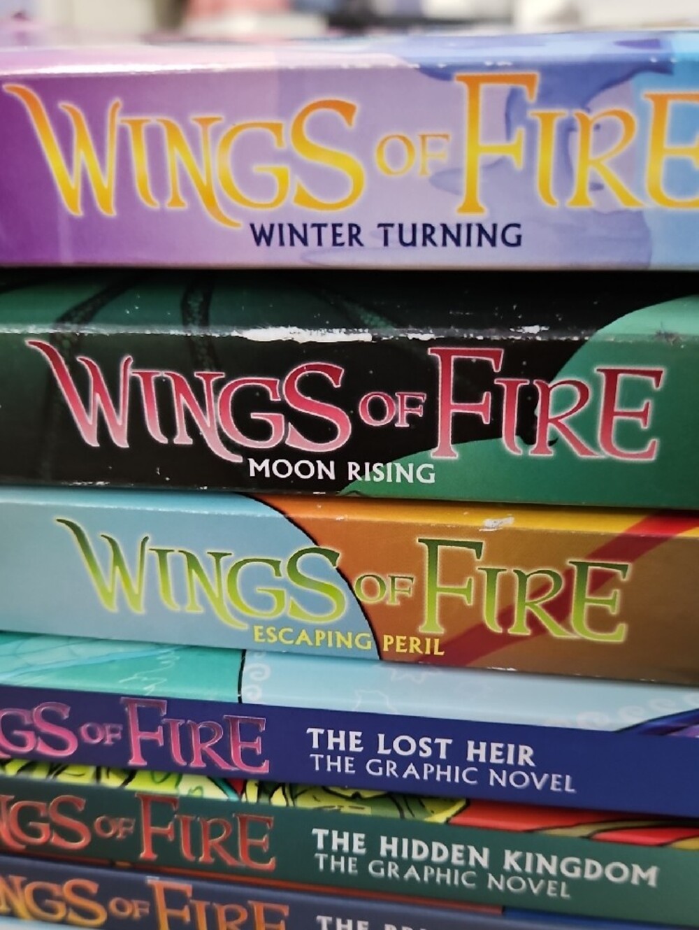 Children Summer Reading 7 Books Wings of Fire Book Set by Scholastic